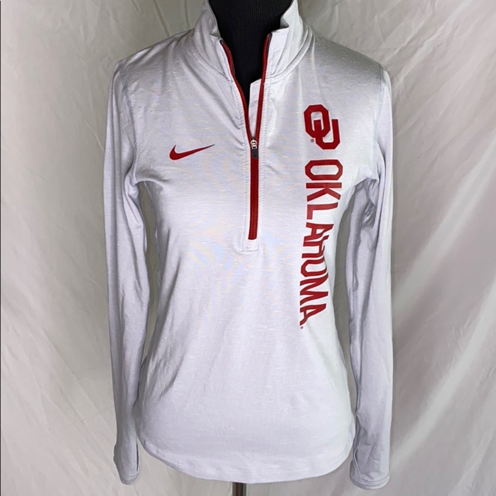 Nike Dri-Fit 3/4 zip long sleeve shirt